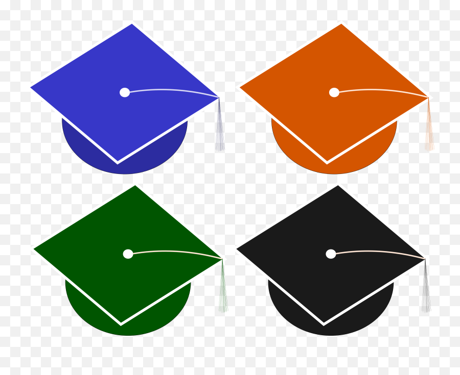 Free Graduation Hat Png Download Clip Art - Chapeu Formatura Png Colorido,Graduation Clipart Png