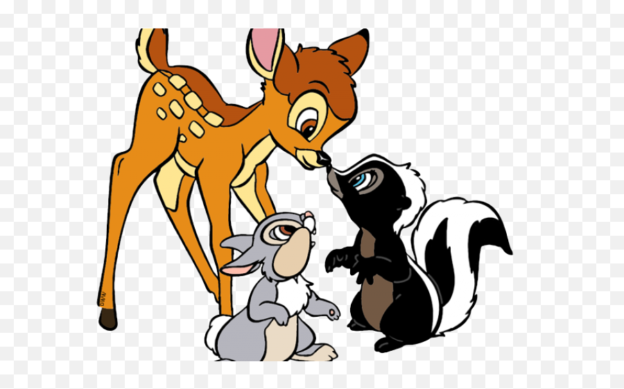 Friends Clipart Bambi - Bambi Transparent Png Download Disney Bambi And Friends,Friends Clipart Transparent