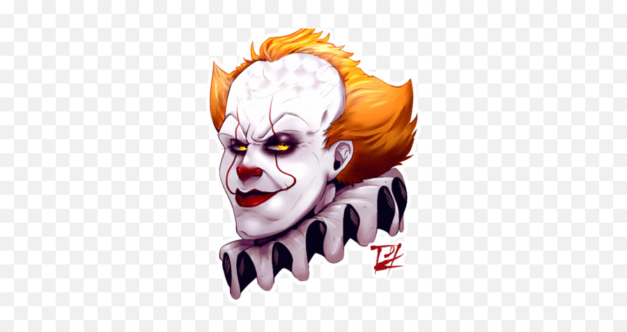 Download Pennywises Smug Face By - Pennywise Art Png,Pennywise Transparent