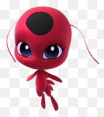 Kwami Tikki Transparent Png - Miraculous Ladybug Tikki,Ladybug Png