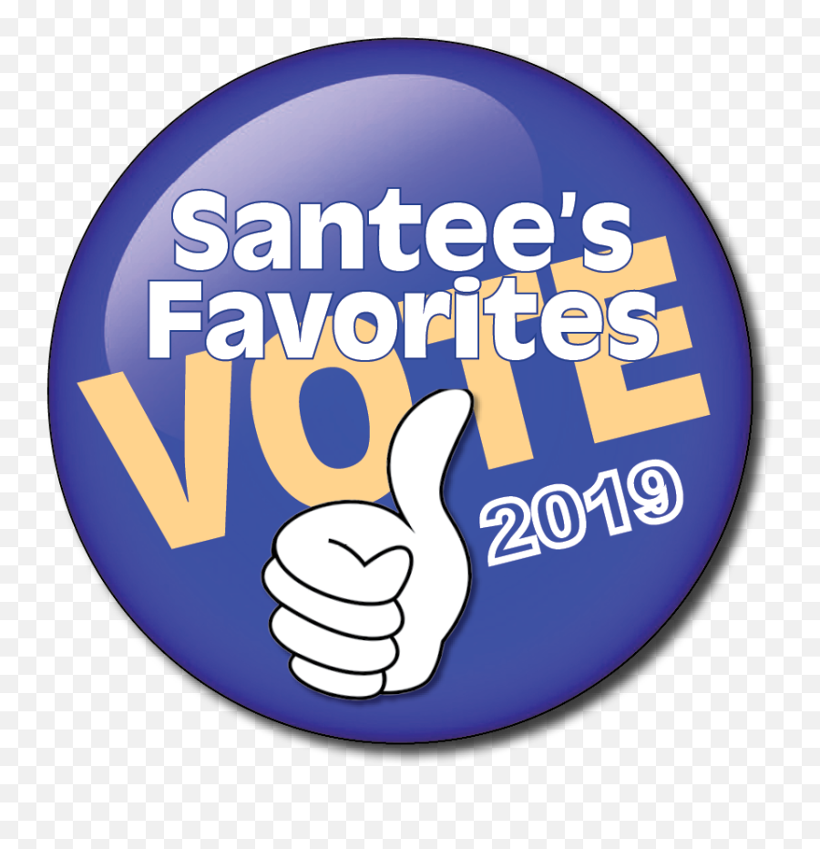Santeeu0027s Favorites Voting - Santee Chamber Of Commerce Ca Hand Png,Voting Png