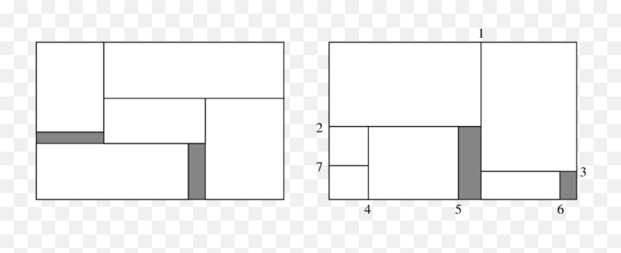A Non - Guillotine Pattern B Guillotine Pattern Parallel Png,Guillotine Png
