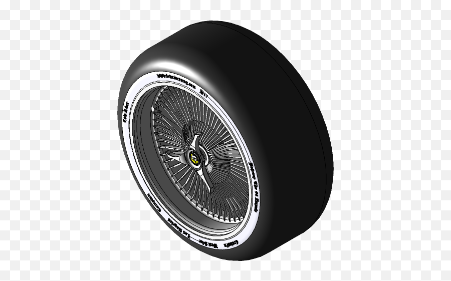 Lowrider Rim 3d Cad Model Library Grabcad - Formula One Tyres Png,Lowrider Png