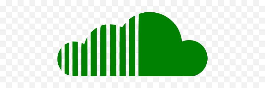 Green Soundcloud Icon - Black Soundcloud Logo Transparent Png,Soundcloud Icon Png