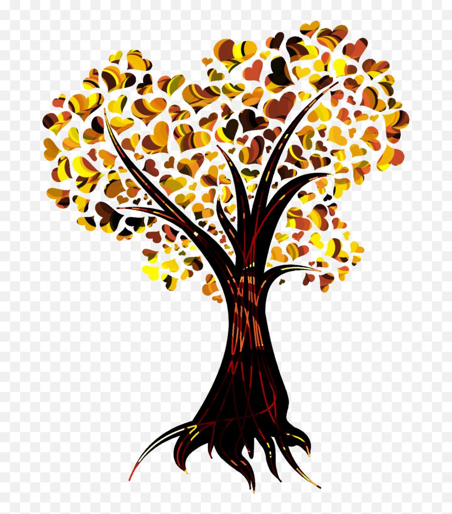 Fall Tree Png - Transparent Tree Of Heart,Fall Tree Png