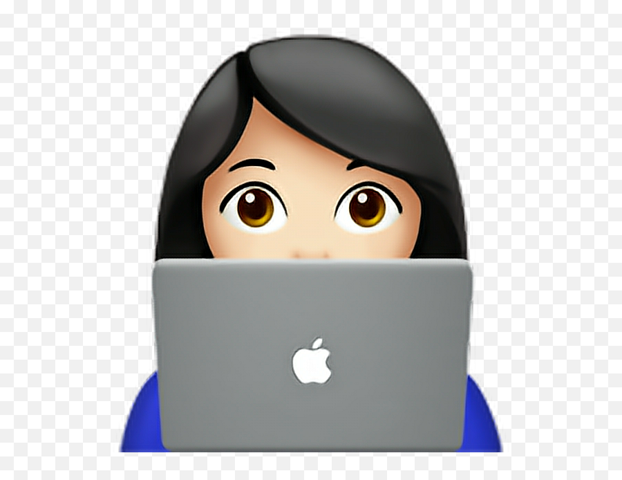 Laptop Emoji Png - Female Technologist Emoji Woman Woman Technologist Emoji,100 Emoji Png