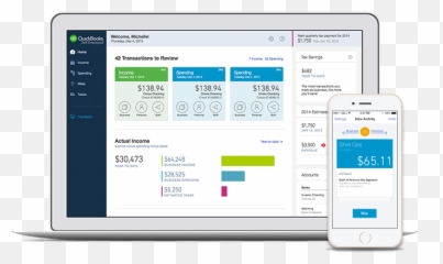 Uber Partners With Intuit To Help Drivers Track Earnings - Quickbooks png