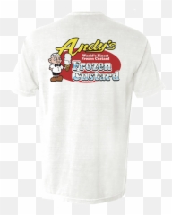 White Andyu0027s Pocket Tee Frozen Custard Ice Cream Png