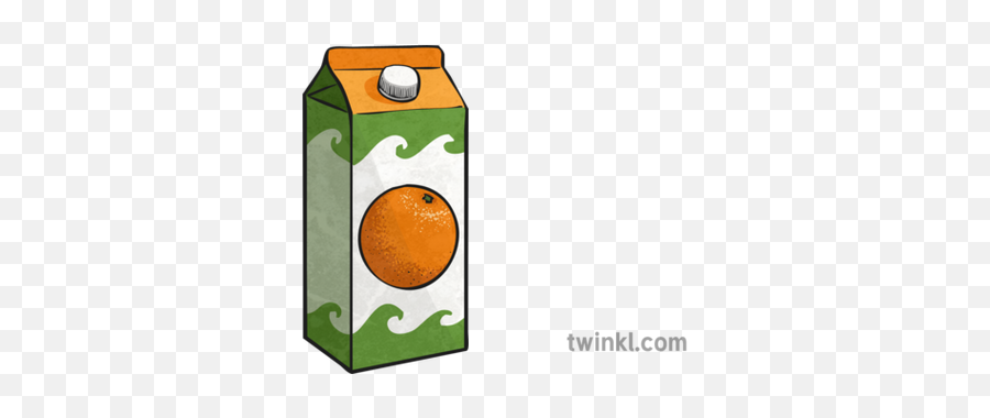 Carton Of Orange Juice Illustration - Twinkl Orange Juice Carton Illustration Png,Orange Juice Png