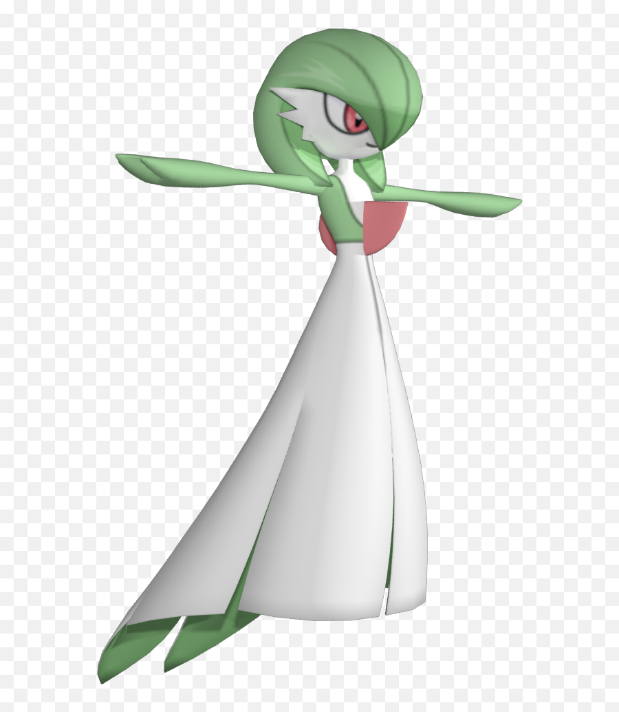 Gardevoir 3d Png Download - Gardevoir 3d Model Cute,Gardevoir Png