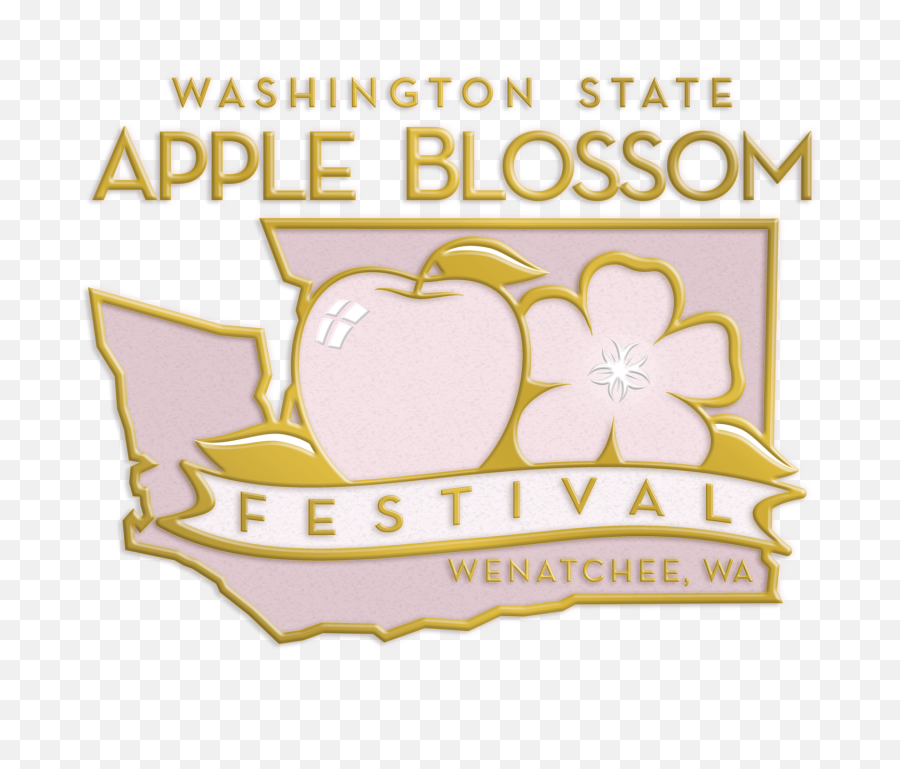 Washington State Apple Blossom Festival - Clip Art Png,Golden Apple Logo