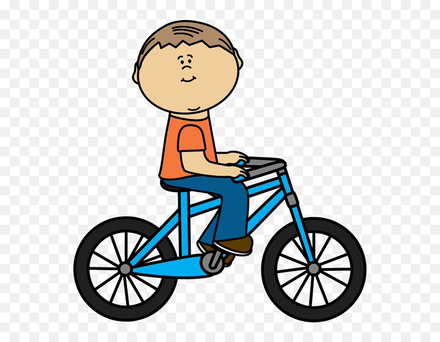 Clipart Bike Rider Transparent - Riding A Bike Clipart Png,Bicycle Rider Png