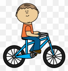 Clipart Bike Rider Transparent - Riding A Bike png