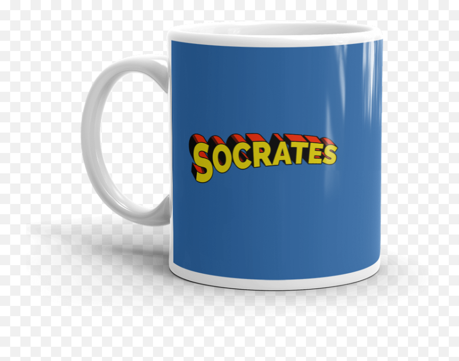 Super Socrates Mug - Magic Mug Png,Socrates Png