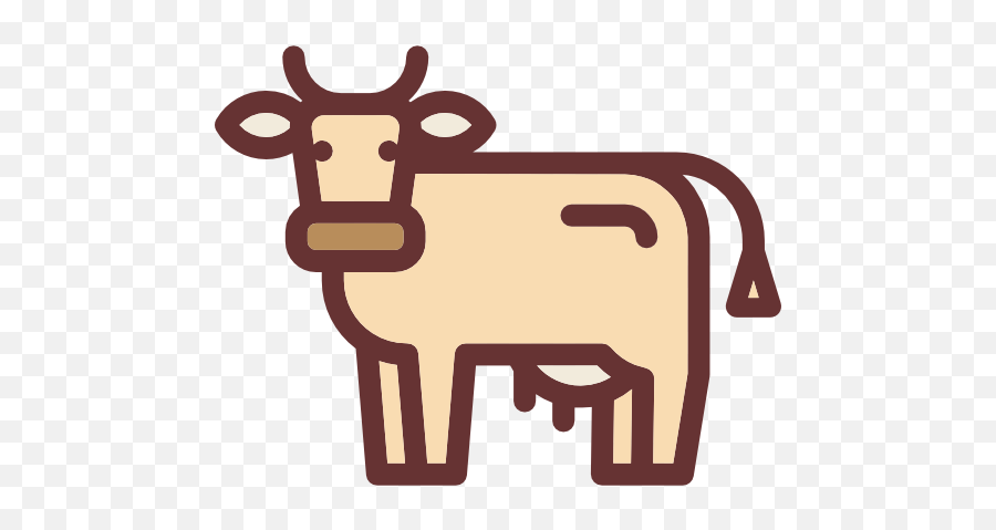 Cow - Free Animals Icons Transparent Background Cow Icon Png,Cattle Png