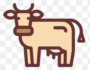 Cow - Free Animals Icons Transparent Background Cow Icon Png,Cattle Png
