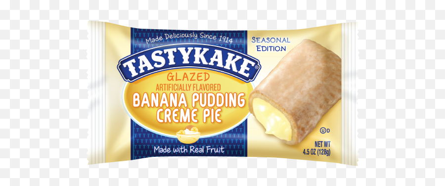 Banana Pudding Creme Glazed Pie U2014 Tastykake Png