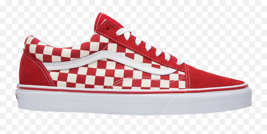 Goat Buy And Sell Authentic Sneakers Red Checkered Vans - Old Skool Black Checkered Vans Png,Transparent Checkerboard