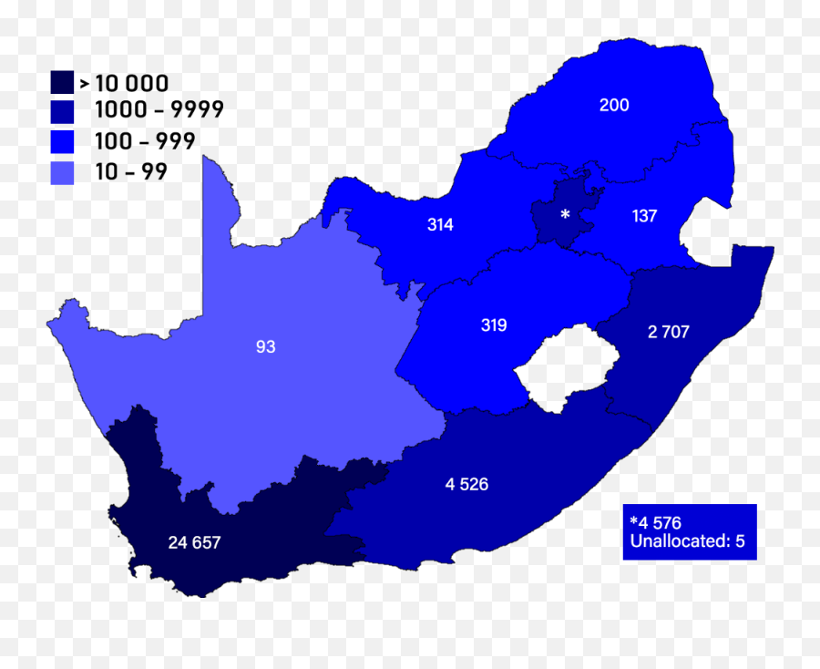 Filecovid - 19 Pandemic Cases In South Africapng Wikimedia South Africa Map Vector,South Africa Png