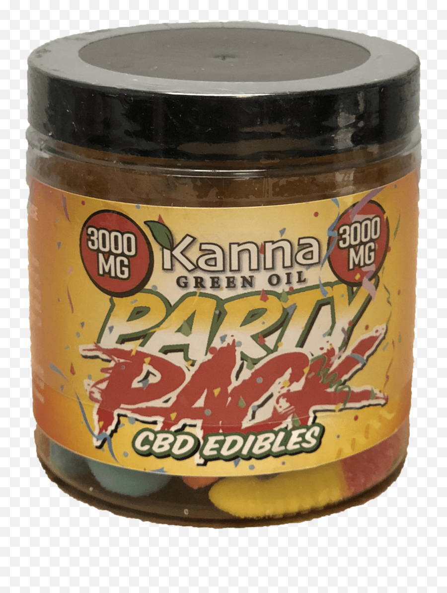 Kanna Green Oil Party Pack Cbd Gummies - 3000mg Paste Png,Kanna Transparent