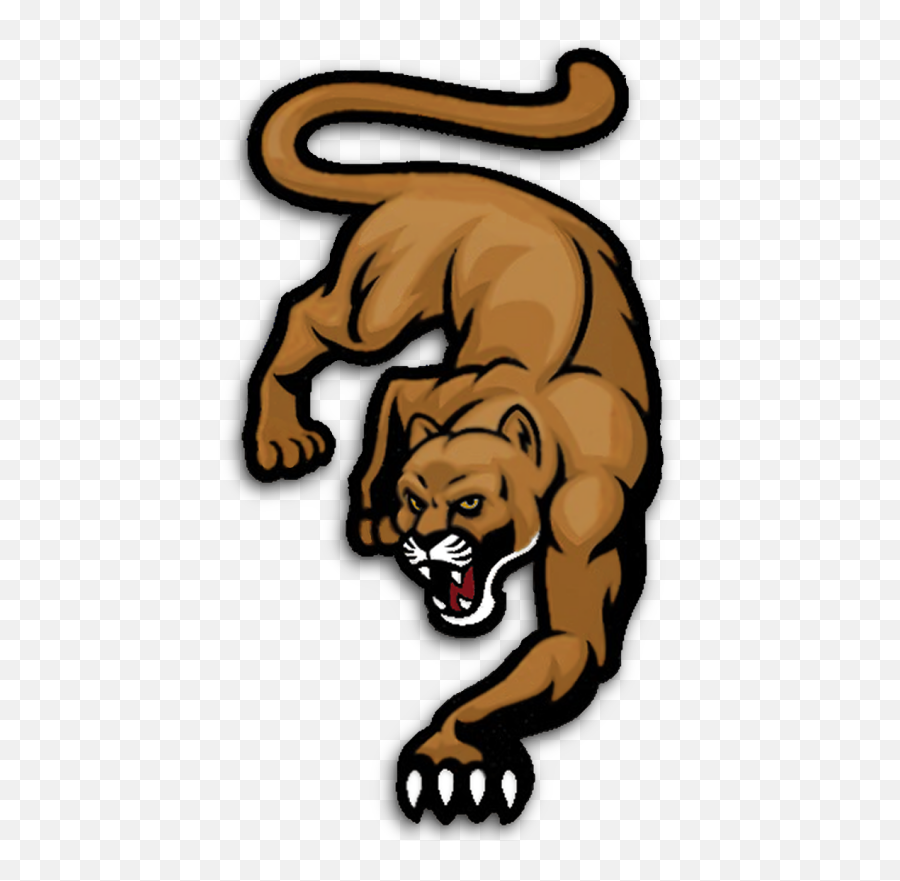 Vector Graphics - Scary Mountain Lion Clipart Png,Mountain Lion Png