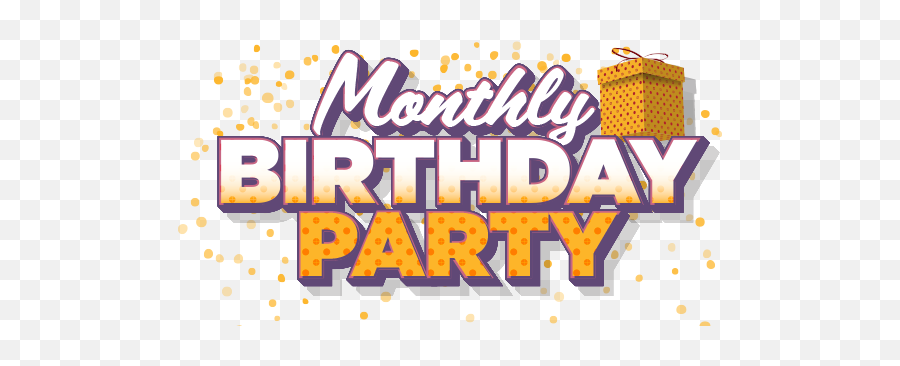 Monthly Birthday Party Kentucky Downs - Monthly Birthday Party Clipart Png,Birthday Party Png