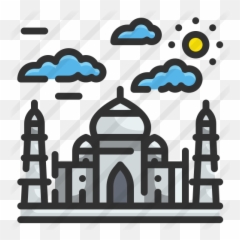 Taj Mahal - Free monuments icons Religion png