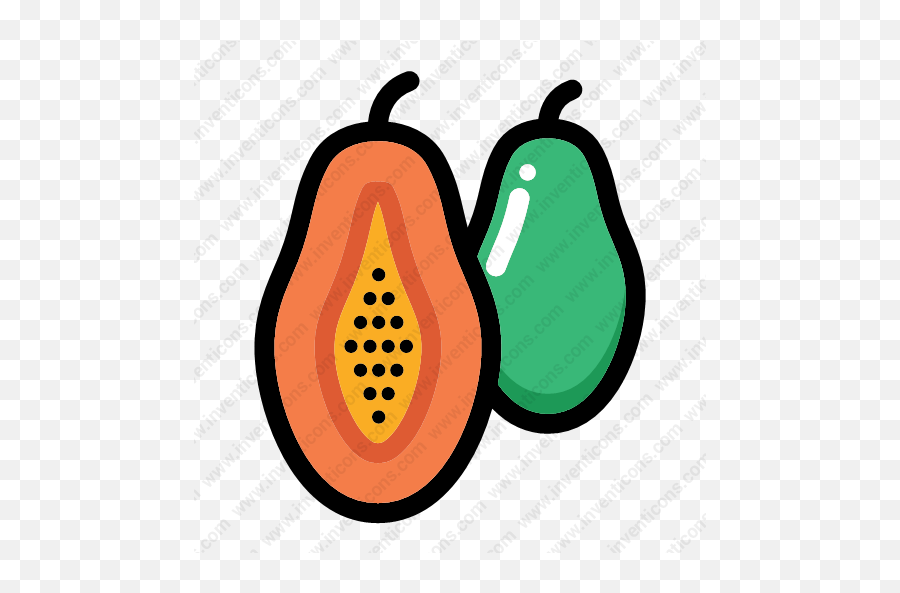 Download Half Papaya Vector Icon Inventicons - Vector Graphics Png,Papaya Icon