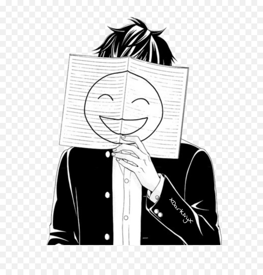 Drawing Anime - Anime Sad Boy Hd Png,Anime Smile Png - free transparent png  images 