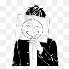 Drawing Anime - Sad Boy Hd png
