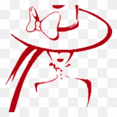 Glamsquadtv Glamsquadtv2 Twitter - Outline Woman With Hat Drawing png