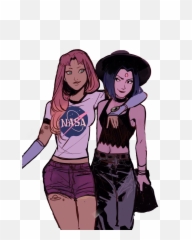 Starfire Teentitans Raven Dc 290022805039211 By Lweber2 Png