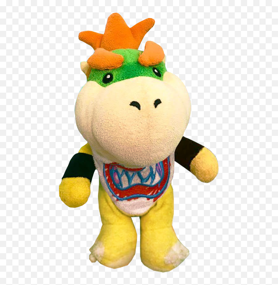 Bowser Jr Plush Sml Clipart - Bowser Jr Plush Sml Png,Luigi Plush Png