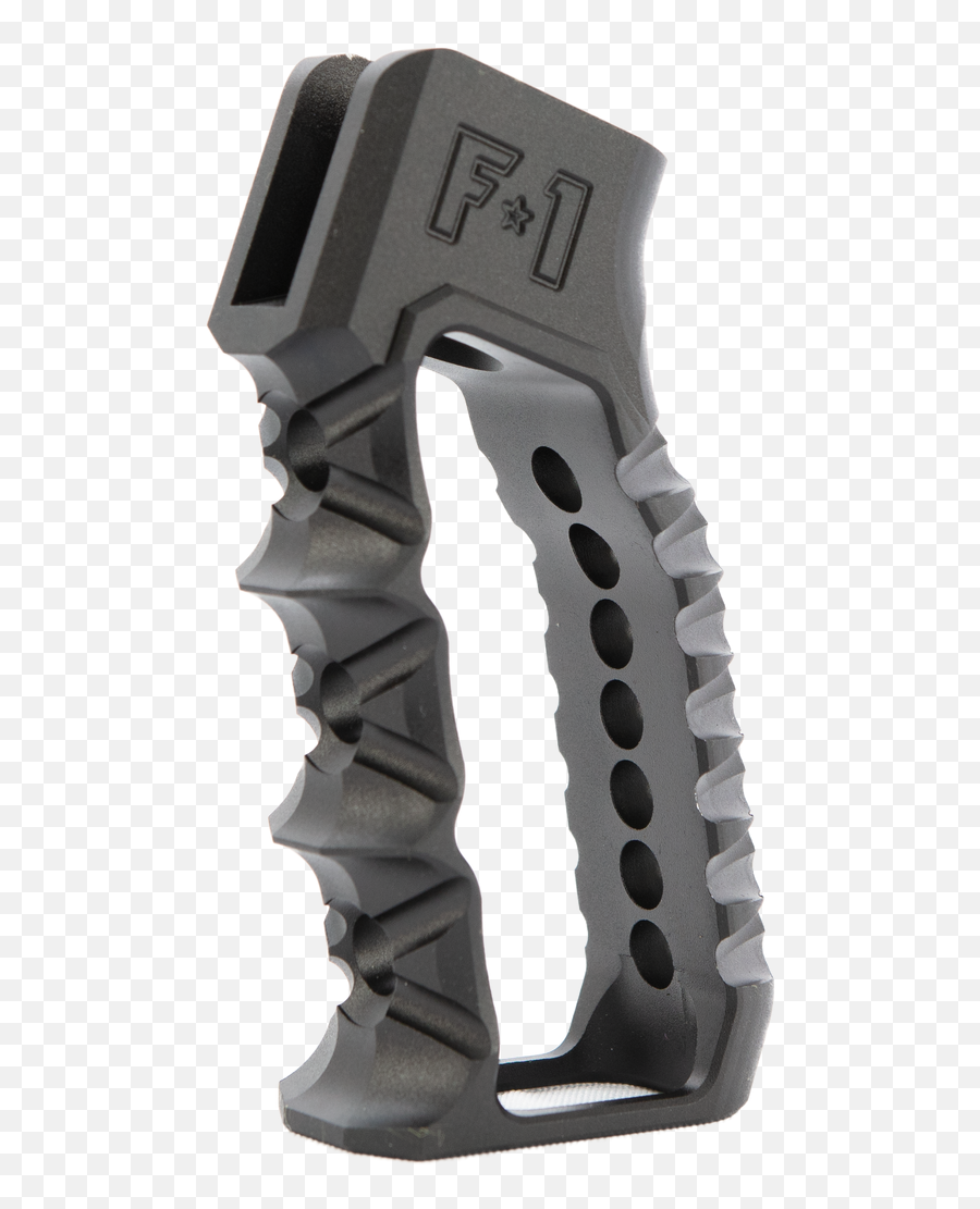 F - 1 Firearms Skeletonized Grip With Finger Grooves F1 Solid Png,F&p Icon+