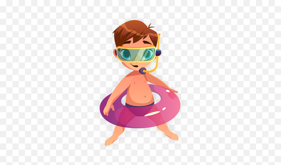 Swim Programs Home Page - Cartoon Children Swimming Summer Png,Summer Camp Kid Snorkel Icon