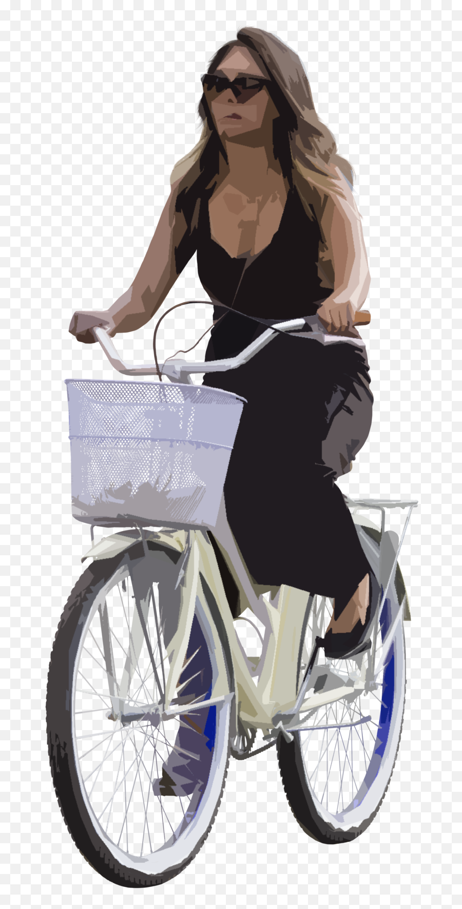 Nonscandinavia - Woman On Bike Png,Person Sitting Back Png