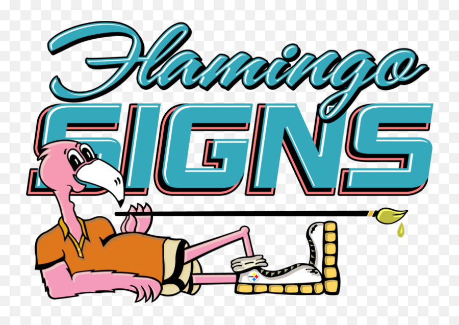 Flamingo Signs The Treasure Coastu0027s Most Complete Sign Shop - Cartoon Png,Flamingo Logo