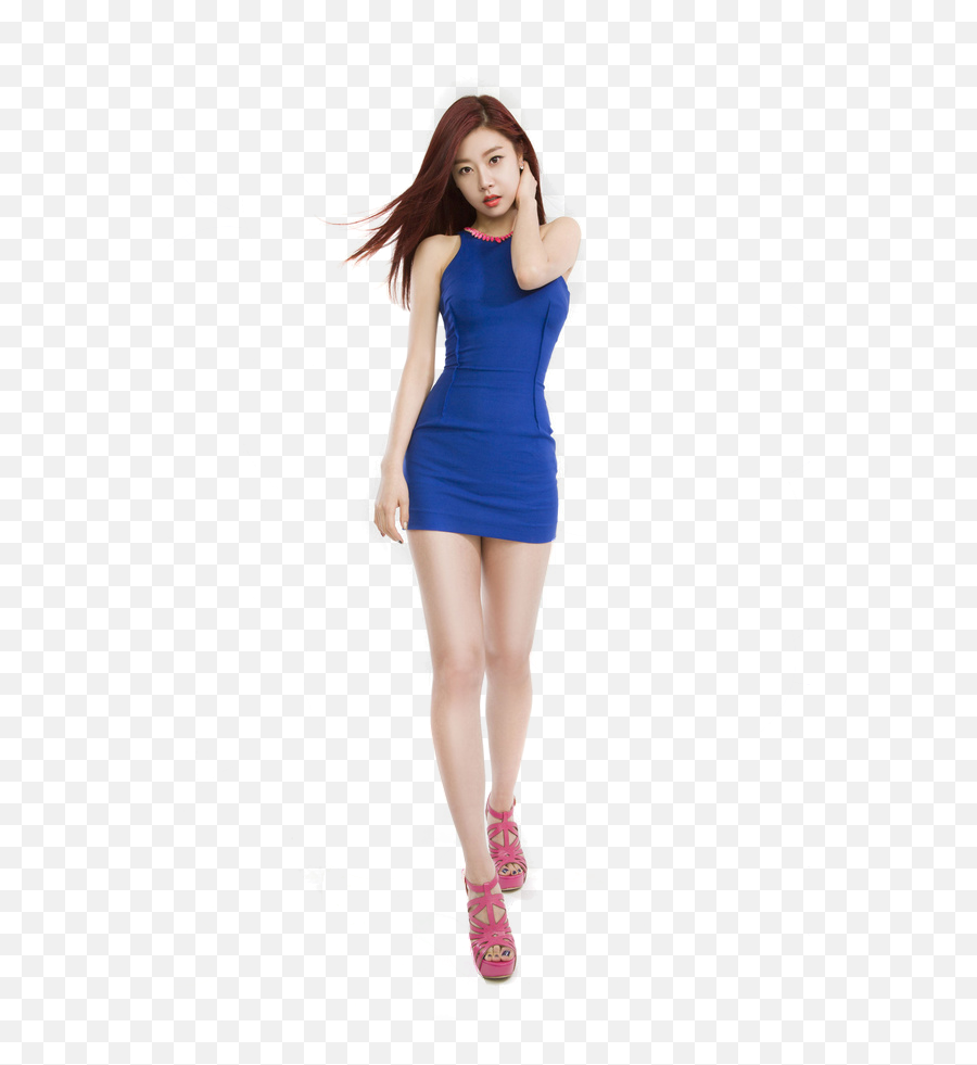 Png Hot Gals Clear Backgrounds - Korean In Mini Dress,Hot Woman Png