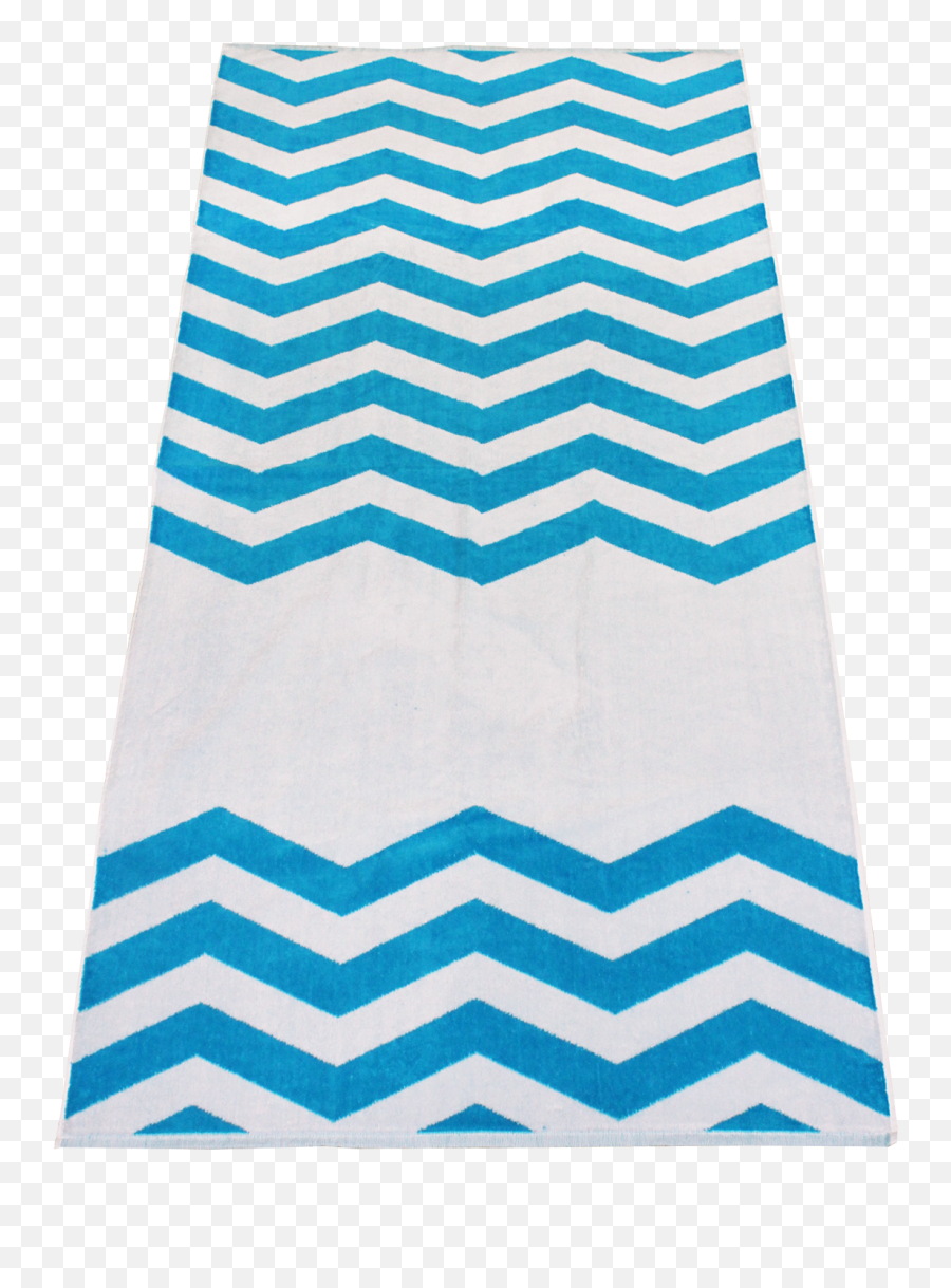Horizon Chevron Striped Beach Towel Imprinted Towels - Black Lodge Rug Png,Towel Png