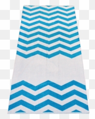 Horizon Chevron Striped Beach Towel Imprinted Towels - Black Lodge Rug Png,Towel Png