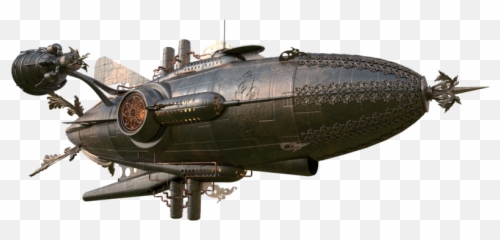 Airship Png Transparent - Steampunk Airship Png,Airship Png