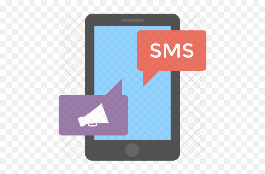 Promotional Sms Icon Of Flat Style - Sms Advertisement Icon Png,Sms Icon Png