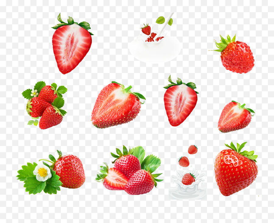 Strawberry Clipart Fruit Vector - Strawberries Png,Strawberry Clipart Png