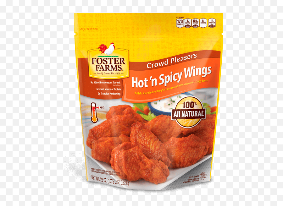 Spicy Wings 22 Oz - Foster Farms Chicken Tenders Png,Buffalo Wings Png