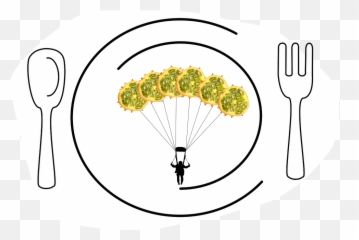 Food Design Vector Parachute - Free Image On Pixabay Gambar Makanan Untuk Desain Png,Parachute Png