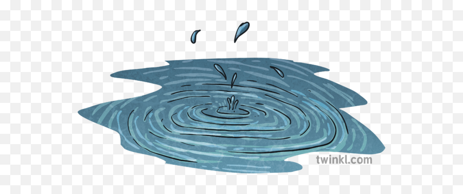 Puddle Water Sea Ocean Spill Mps Ks2 Illustration - Twinkl Carving Png,Water Puddle Png