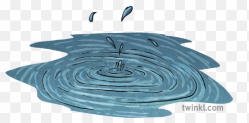 Puddle Water Sea Ocean Spill Mps Ks2 Illustration - Twinkl Carving Png,Water Puddle Png