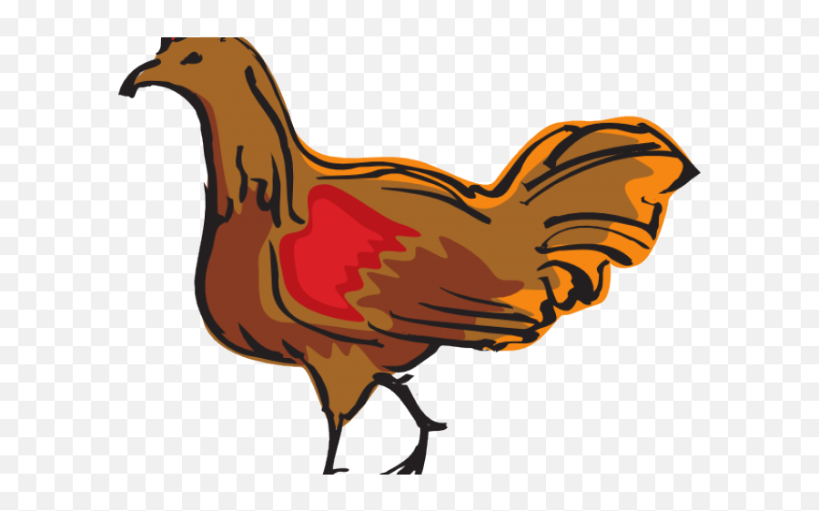 Chicken Clipart Walking - Ayam Animasi Png Transparent Png Chicken Animation Png,Chicken Clipart Transparent Background