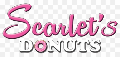 Scarletu0027s Donuts Fresh Tamales Filled Rounds - Graphic Design Png,Donut Logo