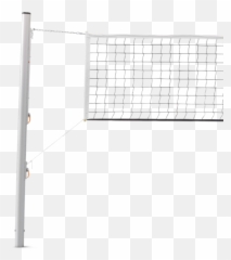 School And Recreational Volleyball Net - Transparent Volleyball Ball Net Png,Volleyball Net Png
